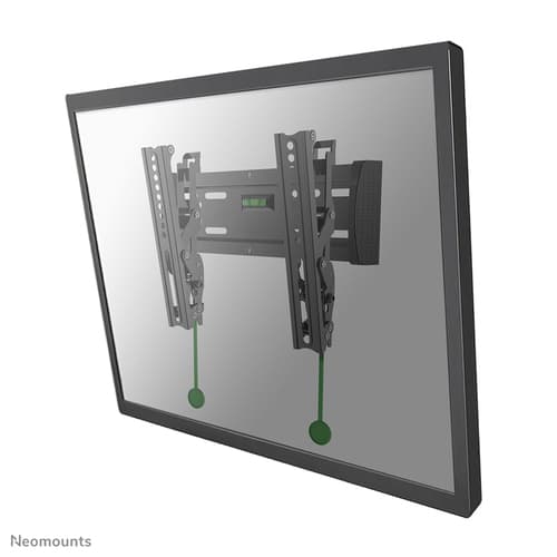 Neomounts NM-W125 - Bracket - tilt - for LCD display - black - screen size: 10"-40" - wall-mountable — view 1