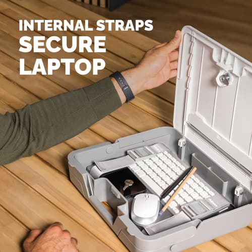BREYTA LAPTOP STAND CARRY CASE WHITE — view 6