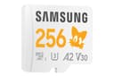 Samsung PRO Plus MB-MD256SA - Sonic the Hedgehog flash memory card (microSDXC to SD adapter included) - 256 GB - A2 / Video Class V30 / UHS-I U3 - microSDXC UHS-I - white thumbnail 3