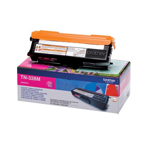 Brother TN328M - Magenta - original - toner cartridge - for Brother DCP-9270CDN, HL-4570CDW, HL-4570CDWT, MFC-9970CDW