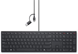 Dell Pro Silent Wired Collaboration Keyboard KB525C - Keyboard - USB, USB-C - QWERTY - US International - with 3 years NBD Advance Exchange