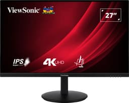 ViewSonic VG2708-4K - LED monitor - 27" - 3840 x 2160 4K @ 60 Hz - IPS - 360 cd/m� - 1200:1 - HDR10 - 4 ms - 2xHDMI, DisplayPort