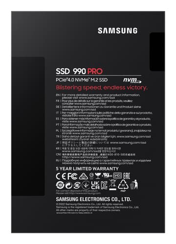 SSD 990 PRO 1TB M.2 NVMe — view 8