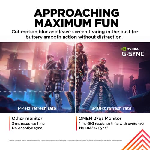 OMEN 27QS QHD 240HZ GAMING MONITOR — view 7