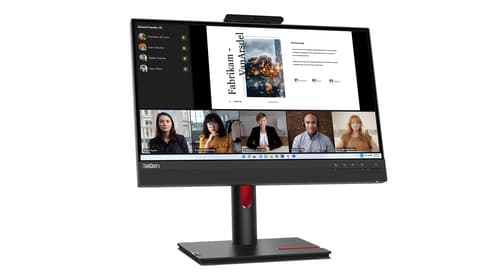 Lenovo ThinkCentre Tiny-in-One 22 Gen 5 - LED monitor - 22" (21.5" viewable) - 1920 x 1080 Full HD (1080p) @ 60 Hz - IPS - 250 cd/m� - 1000:1 - 4 ms - HDMI, DisplayPort - speakers - raven black — view 12
