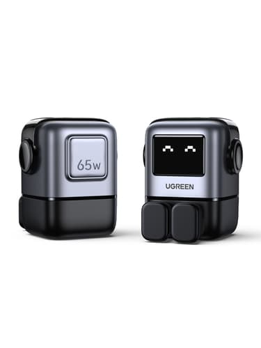 Ugreen USB-A+2C 65W UNO GAN CHARGER Mobile phone, Laptop, Tablet Black AC, USB Indoor — view 7