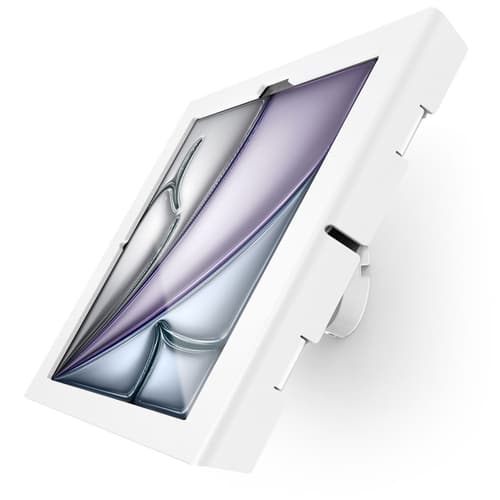 Compulocks iPad Air M2 & M3 13" Apex Enclosure Tilting Wall Mount - White - Enclosure - exposed front/back camera and sensors - for tablet - lockable - metal frame - white - screen size: 13" - wall-mountable