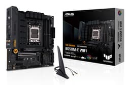 ASUS TUF GAMING B650M-E WIFI - Motherboard - micro ATX - Socket AM5 - AMD B650 Chipset - USB-C 3.2 Gen 2x2, USB 3.1 Gen 2, USB 3.2 Gen 2, USB-C 3.2 Gen 1 - 2.5 Gigabit LAN, Bluetooth, Wi-Fi 6 - onboard graphics (CPU required) - HD Audio (8-channel)