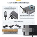 StarTech.com - Docking station - for laptop - USB-C 3.2 Gen 2 - 2 x DP, HDMI - 1GbE thumbnail 6
