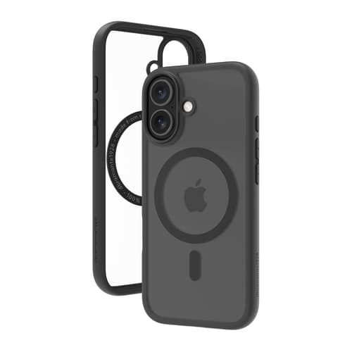 dbramante1928 Grenen - Back cover for mobile phone - MagSafe compatibility - plastic - black, transparent