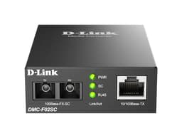 D-Link DMC F02SC - Fibre media converter - 100Mb LAN - 10Base-T, 100Base-FX, 100Base-TX - RJ-45 / SC multi-mode - up to 2 km - 1310 nm