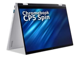 Acer Chromebook Spin 514 CP514-2H - Flip design - Intel Core i3 - 1110G4 / up to 3.9 GHz - Chrome OS - UHD Graphics - 8 GB RAM - 128 GB SSD - 14" IPS touchscreen 1920 x 1080 (Full HD) - Wi-Fi 6 - pure silver - kbd: UK