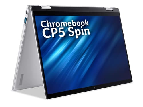 Acer Chromebook Spin 514 CP514-2H - Flip design - Intel Core i3 - 1110G4 / up to 3.9 GHz - Chrome OS - UHD Graphics - 8 GB RAM - 128 GB SSD - 14" IPS touchscreen 1920 x 1080 (Full HD) - Wi-Fi 6 - pure silver - kbd: UK