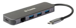 D-Link DUB-2334 - Docking station - USB-C - HDMI - 1GbE