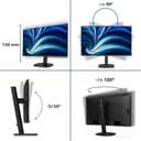 Philips 27B2N3500J - 3000 Series - LED monitor - 27" - 2560 x 1440 QHD @ 120 Hz - IPS - 350 cd/m� - 1500:1 - 4 ms - 2xHDMI, DisplayPort - speakers - black thumbnail 14
