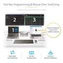 StarTech.com Dual-Laptop USB-C KVM Docking Station, Dual Monitor 4K 60Hz DisplayPort Dock, 5-Port USB Hub, GbE, 90W/45W Power Delivery to Two Laptops, Windows/Mac, 2-Host KVM Dock - Docking station - USB-C 3.2 Gen 2 - 2 x DP - 1GbE - TAA Compliant