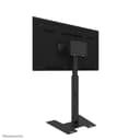 Neomounts MOVE Height Adjustable Display Stand - 37"" (93.98 cm) to 75"" (190.50 cm) Screen Support - 70 kg Load Capacity - 178.50 cm (70.28"") Height x 86.50 cm (34.06"") Width x 70 cm (27.56"") Depth - Floor - Steel - Black - For Display Screen - Lockable, Ventilated thumbnail 10