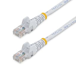 StarTech.com Snagless Cat 5e UTP Patch Cable - Patch cable - RJ-45 (M) to RJ-45 (M) - 3 m - UTP - CAT 5e - molded, snagless - white