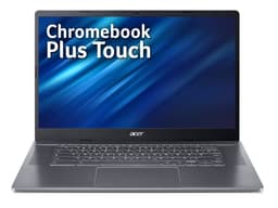 Acer Chromebook Plus 515 CBE595-1T - Intel Core i5 - 1235U / up to 4.4 GHz - Chrome OS - Intel Iris Xe Graphics - 8 GB RAM - 256 GB SSD - 15.6" IPS touchscreen 1920 x 1080 (Full HD) - Wi-Fi 6E - steel grey - kbd: UK