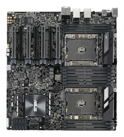 ASUS WS C621E SAGE - Motherboard - SSI EEB - Socket P - 2 CPUs supported - C621 Chipset - USB 3.1 Gen 1, USB-C Gen2, USB 3.1 Gen 2 - 2 x Gigabit LAN - onboard graphics - HD Audio (8-channel)