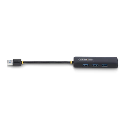StarTech.com 4-Port USB-A Hub, 5Gbps, Bus Powered, Small Travel Mini Hub - Hub - 4 x USB 3.2 Gen 1 - desktop — view 4
