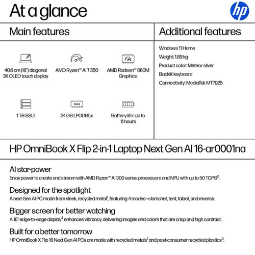 16-AR0001NA RYZEN AI7 350 24GB 1TB — view 20