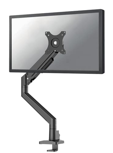 Neomounts NEXT Slim DS70-250BL1 - Mounting kit (articulating arm) - full-motion - for Monitor - aluminium - black - screen size: 17"-35" - desk-mountable