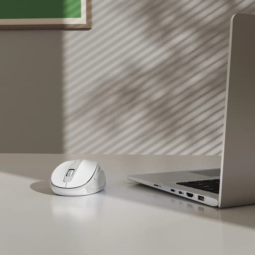 Hama WM-400 Wireless Mouse, Ergonomic, Optical, 6-Button, No Noise, White — view 9