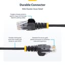 10m Purple Slim CAT6 Ethernet Cable