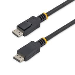 StarTech.com 3m Certified DisplayPort 1.2 Cable M/M with Latches DP 4k - DisplayPort cable - DisplayPort (M) to DisplayPort (M) - 3 m - latched, molded - black