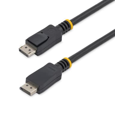 StarTech.com 2m Certified DisplayPort 1.2 Cable M/M with Latches DP 4k - DisplayPort cable - DisplayPort (M) to DisplayPort (M) - 2 m - latched - black