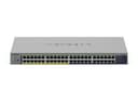 NETGEAR GS748PP - Switch - unmanaged - 24 x 10/100/1000 + 24 x 10/100/1000 (PoE+) - desktop, wall-mountable - PoE+ (380 W) thumbnail 1