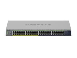 NETGEAR GS748PP - Switch - unmanaged - 24 x 10/100/1000 + 24 x 10/100/1000 (PoE+) - desktop, wall-mountable - PoE+ (380 W)