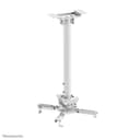 Neomounts CL25-540WH1 - Mounting kit (ceiling mount) - full-motion - for projector - easy-install, height 60.5 - 90.5 cm - steel - white thumbnail 3