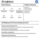 HP EliteBook 6 G1a Notebook AI - AI PC - 14" - Intel Core Ultra 5 - 225U - 32 GB RAM - 512 GB SSD - UK thumbnail 4