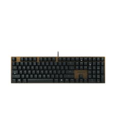 CHERRY KC 200 MX - Keyboard - USB - QWERTY - US with Euro symbol - key switch: CHERRY MX2A Brown - black - plastic free packaging