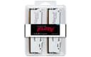 Kingston FURY Beast RGB - DDR5 - kit - 32 GB: 2 x 16 GB - DIMM 288-pin - 6400 MHz / PC5-51200 - CL32 - 1.4 V - unbuffered - on-die ECC - white thumbnail 5
