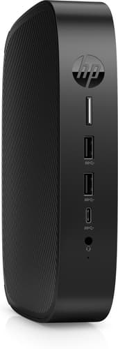 HP Elite t655 - Thin client - SFF 1 x Ryzen Embedded R2314 / up to 3.5 GHz - RAM 8 GB - flash 32 GB - eMMC - Radeon Graphics - Gigabit Ethernet, Bluetooth 5.2 - HP ThinPro - monitor: none - keyboard: UK — view 4