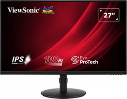ViewSonic VG2708A - LED monitor - 27" - 1920 x 1080 Full HD (1080p) @ 100 Hz - IPS - 250 cd/m� - 1300:1 - 5 ms - HDMI, VGA, DisplayPort - speakers