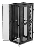 APC NetShelter SX - Rack cabinet - 1991H x 750W x 1070D mm, with sides - floor-standing - black - 42U - 19" - TAA Compliant thumbnail 2
