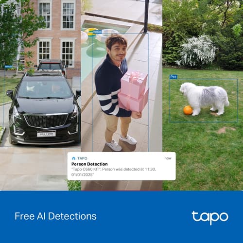 Tapo C660 KIT V1 - Solar-Powered Security Camera Kit - network surveillance camera - with Tapo A201 solar panel — view 8