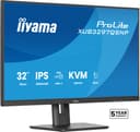 iiyama ProLite XUB3297QSNP-B1 - LED monitor - 32" (31.5" viewable) - 2560 x 1440 QHD @ 100 Hz - IPS - 350 cd/m� - 1000:1 - 1 ms - HDMI, DisplayPort, USB-C - speakers - black, matte thumbnail 1