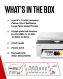 Wi-Fi, print, scan, copy and cloud 15ppm (mono), 10ppm (colour) 250 sheet cassette Refillable ink tank USB, dual band wi-fi and ethernet thumbnail 6