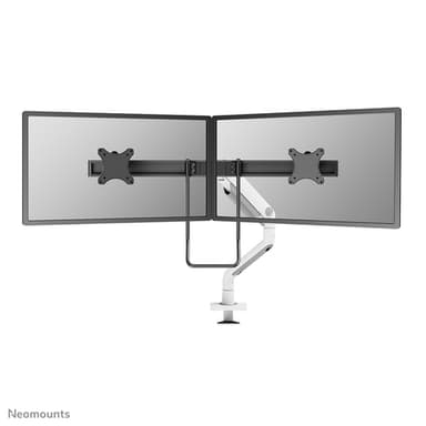Neomounts DS75S-950WH2 - Mounting kit (desk mounting arm) - full-motion - for 2 LCD displays - aluminium - white - screen size: 17"-32