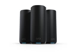 NETGEAR Orbi 870 Series RBE873 - Wi-Fi system - (router, 2 extenders) - up to 9,000 sq.ft - mesh 10GbE, 2.5GbE, Wi-Fi 7 Multi-Band