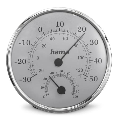 SAIPAN THERMOMETER HYGROMETER SIL