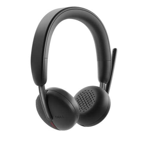 Dell Wireless Headset WL3024 - Headset - on-ear - Bluetooth - wireless - Certified for Microsoft Teams, Zoom Certified