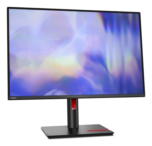 Lenovo ThinkVision T24d-30 - LED monitor - 24" - 1920 x 1200 WUXGA - IPS - 300 cd/m� - 1500:1 - 4 ms - HDMI, VGA, DisplayPort - speakers - raven black — view 4