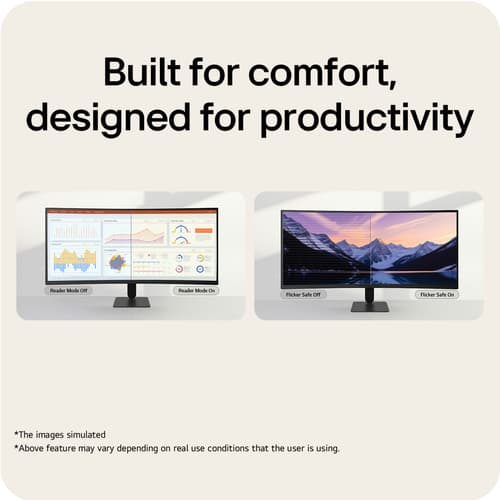 LG UltraWide 34U601B-B - LED monitor - curved - 34" - HDR — view 9