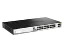 D-Link DXS 3130-28 - Switch - L3 - Managed - 24 x 100/1000/2.5G/5G/10GBase-T + 4 x 10 Gigabit / 25 Gigabit SFP28 - rack-mountable thumbnail 2